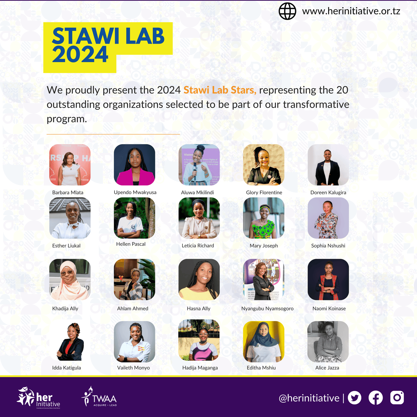 THE KICKOFF OF STAWI LAB